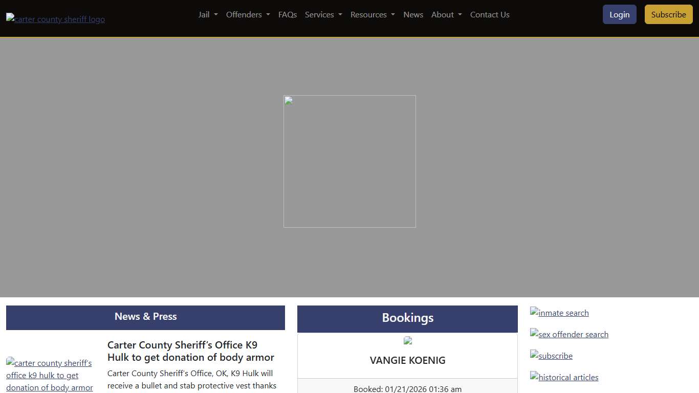 Carter County Sheriff's Office Oklahoma